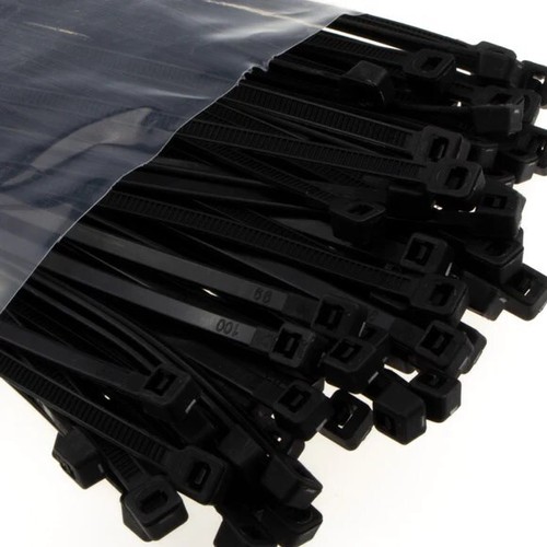 Black cable ties zip - zip, long