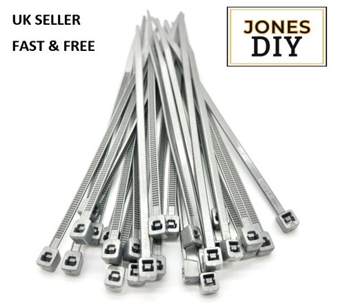 Grey cable ties premium - grey,