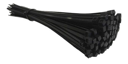Black cable ties nylon - black, tie