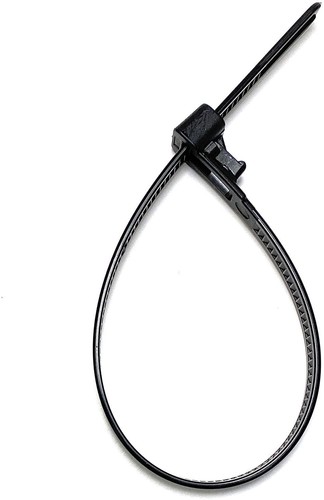 Black releasable nylon - black, cable