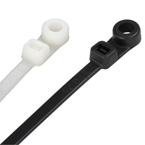 Screw mount cable - ties, nylon