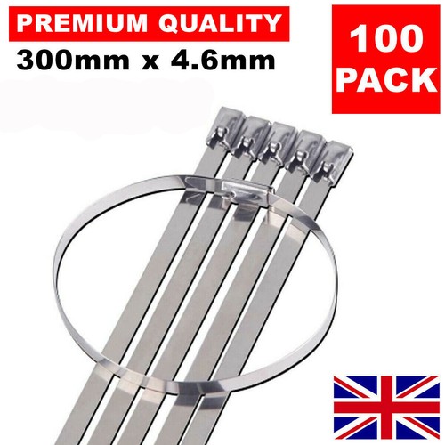 100pcs 300mm 6mm stainless - 4.6mm,