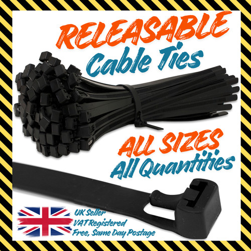 Releasable reusable cable - releasable,