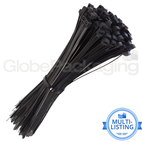 Black high tensile nylon zip - black,