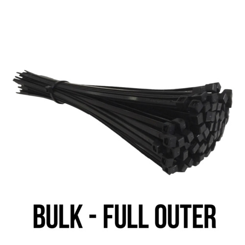 Black cable ties - black, x