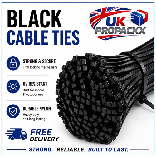 Black cable ties zip - ties,