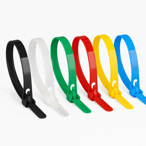 Reusable cable ties releasable - reusable,