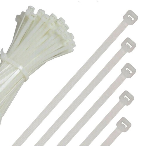 Cable ties zip - cable, white