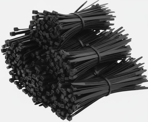 Black cable zip ties - cable,