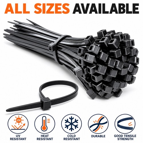 Black cable ties zip - ties,