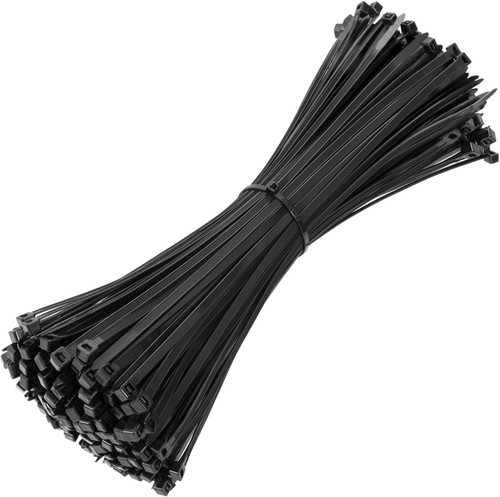 Black cable ties zip - cable,