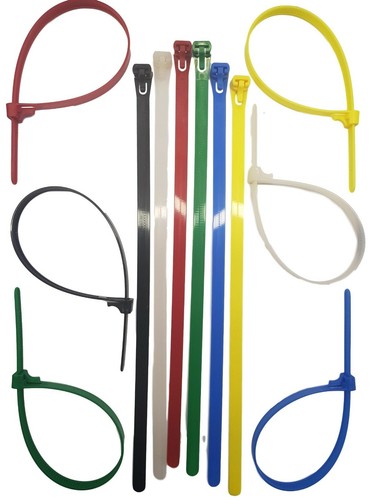 Releasable reusable cable - /,
